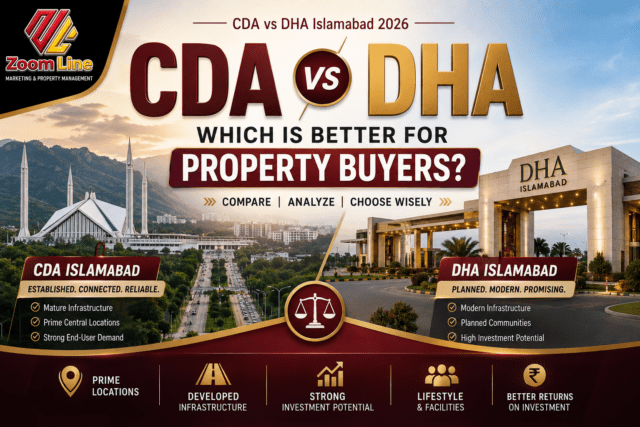 CDA vs DHA Islamabad 2026 property comparison