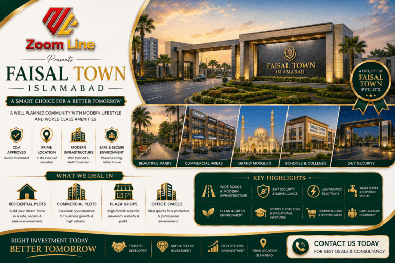 Faisal Town Islamabad real estate and property investment