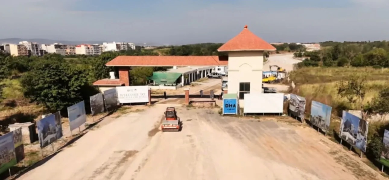 Margalla Orchard commercial area and commercial plots