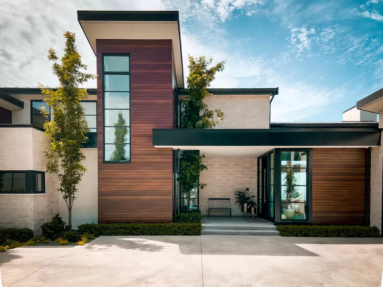Modern luxury residential house concept